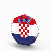 Kroatië vlag fotoblokken (Rechts)
