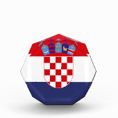 Kroatië vlag fotoblokken (Voorkant)