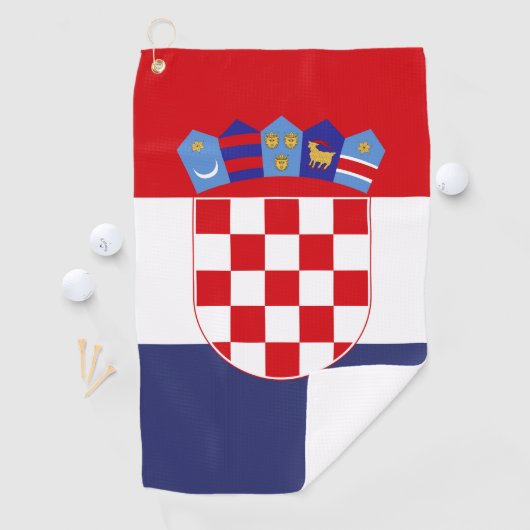 Kroatië vlag golfhanddoek (Insitu)