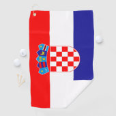 Kroatië Vlag Golfhanddoek (Insitu)