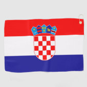 Kroatië Vlag Golfhanddoek (Horizontaal)