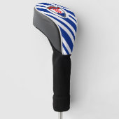 Kroatië vlag golfheadcover (Schuin)