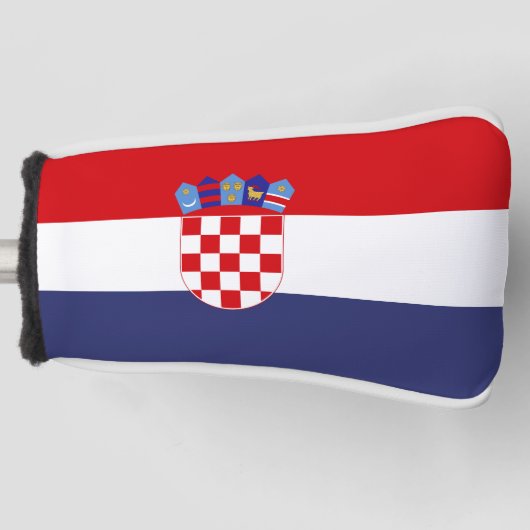 Kroatië vlag golfheadcover (Voorkant)