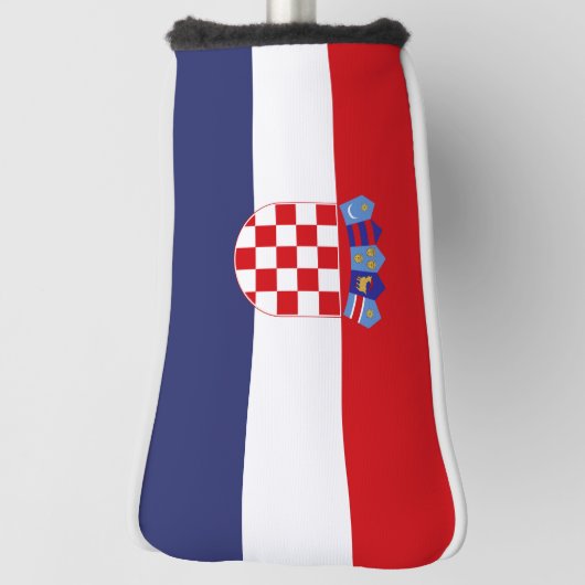 Kroatië vlag golfheadcover (Draai 90)