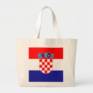 Kroatië Vlag Grote Tote Bag