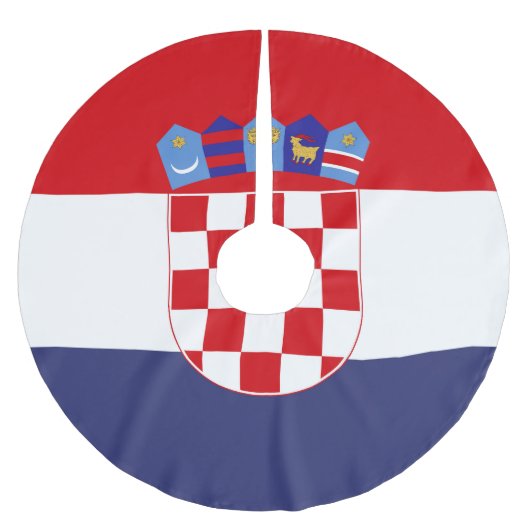 Kroatië vlag kerstboom rok (Voorkant)