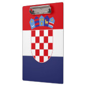 Kroatië vlag klembord (Links)