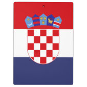 Kroatië vlag klembord (Achterkant)