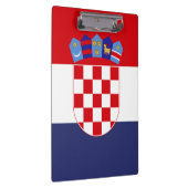 Kroatië vlag klembord (Rechts)
