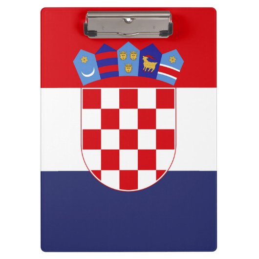 Kroatië vlag klembord (Voorkant)