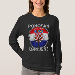 Kroatië - vlag Kroatische roet Hrvatske Kroatië Za T-shirt