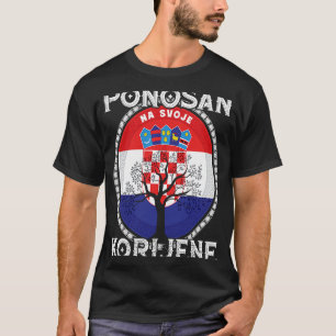 Kroatië - vlag Kroatische roet Hrvatske Kroatië Za T-shirt