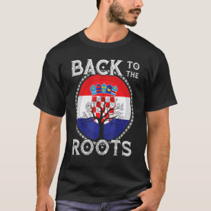 Kroatië - vlag Kroatische roet Hrvatske Kroatië Za T-shirt