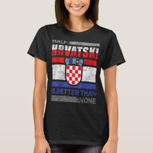 Kroatië - vlag Kroatische roet Hrvatske Kroatië Za T-shirt