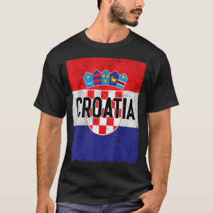 Kroatië - vlag Kroatische roet Hrvatske Kroatië Za T-shirt