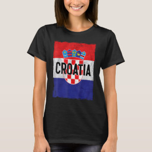 Kroatië - vlag Kroatische roet Hrvatske Kroatië Za T-shirt