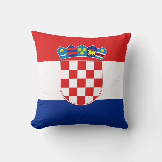 Kroatië Vlag kussen (Voorkant)