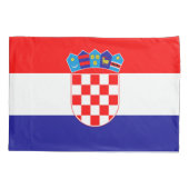 Kroatië Vlag Kussensloop (Achterkant)