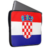 Kroatië Vlag Laptop Sleeve (Voorkant Rechts)