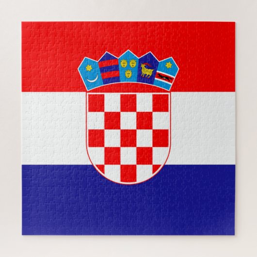 Kroatië Vlag Legpuzzel (Verticaal)