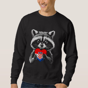 Kroatië Vlag Lemur Hart Kroatische roots Kroatisch Trui