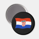 Kroatië Vlag Magneet (Voorkant / Achterkant)