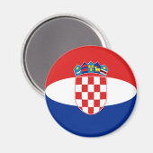 Kroatië Vlag magneet (Voorkant / Achterkant)