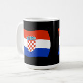 Kroatië Vlag Mok (Voorkant links)