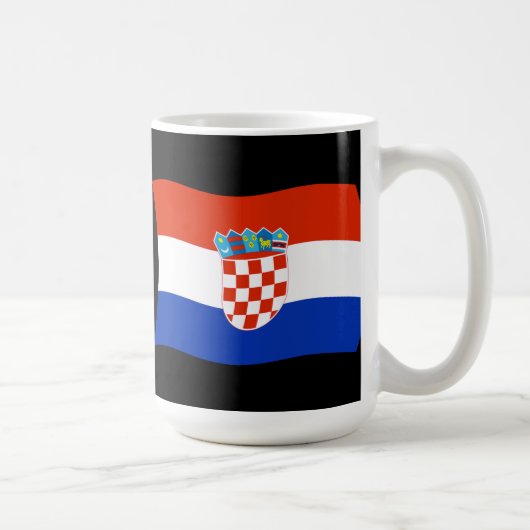 Kroatië Vlag Mok (Rechts)