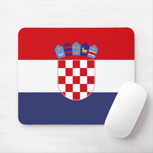 Kroatië vlag muismat (Met muis)