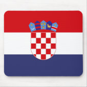 Kroatië vlag muismat (Voorkant)