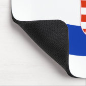 Kroatië Vlag Muismat (Hoek)