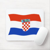 Kroatië Vlag Muismat (Met muis)