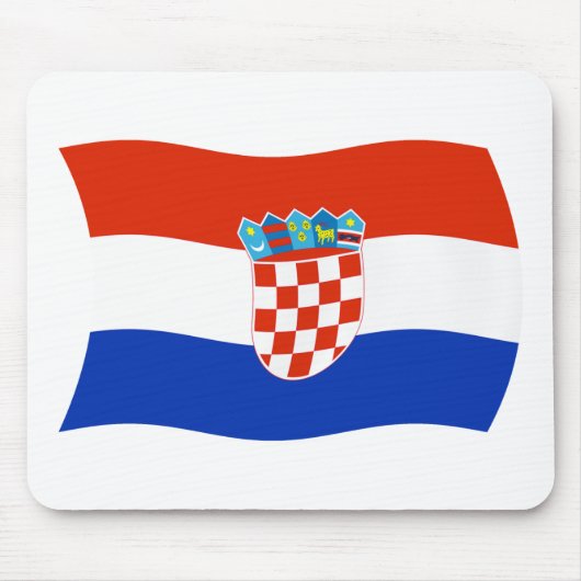 Kroatië Vlag Muismat (Voorkant)