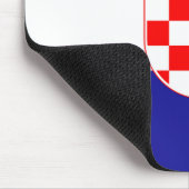 Kroatië Vlag Muismat (Hoek)