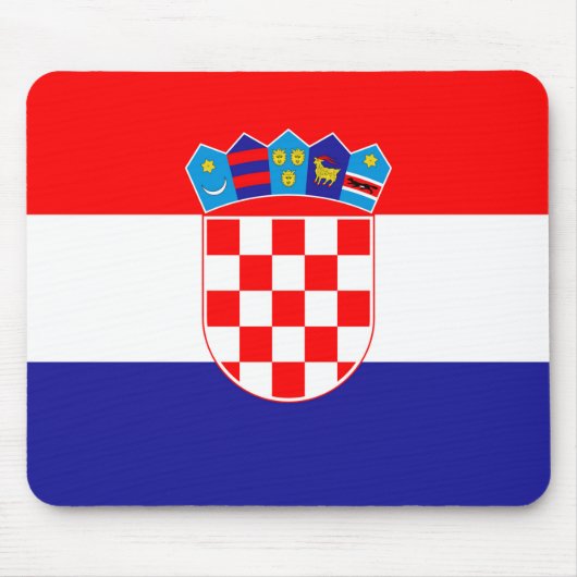 Kroatië Vlag Muismat (Voorkant)