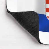 Kroatië Vlag Muismat (Hoek)