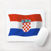 Kroatië Vlag Muismat (Met muis)