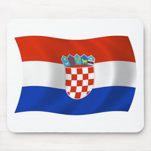 Kroatië Vlag Muismat (Voorkant)