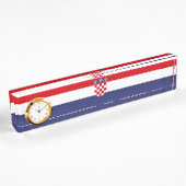 Kroatië vlag naambordje
