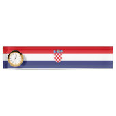 Kroatië vlag naambordje (Voorkant)