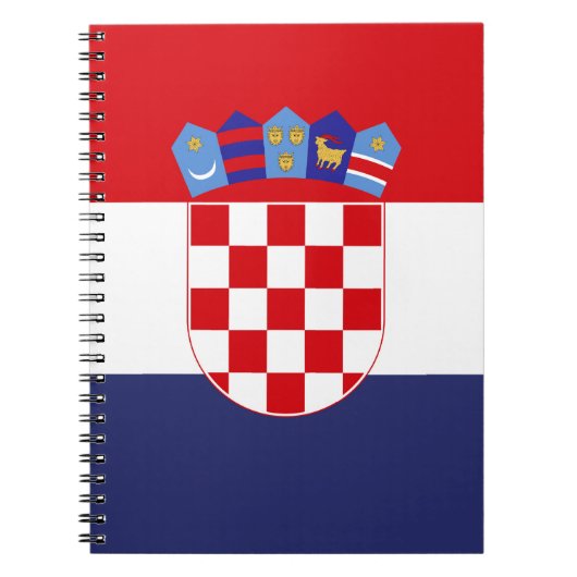 Kroatië vlag notitieboek (Voorkant)