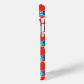 Kroatië vlag patroon Case-Mate iPhone case (Achterkant / Links)