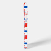 Kroatië vlag patroon Case-Mate iPhone case (Achterkant / Links)