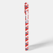 Kroatië vlag patroon Case-Mate iPhone case (Achterkant / Links)