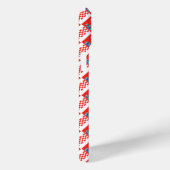 Kroatië vlag patroon Case-Mate iPhone case (Achterkant / Rechts)