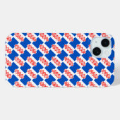 Kroatië vlag patroon Case-Mate iPhone case (Achterkant (horizontaal))