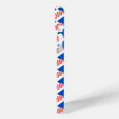 Kroatië vlag patroon Case-Mate iPhone case (Achterkant / Links)