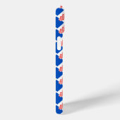 Kroatië vlag patroon Case-Mate iPhone case (Achterkant / Rechts)