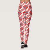 Kroatië vlag patroon leggings (Achterkant)